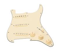 Qukaim Pickguardwith Pickup Pickup Pickguard Set SSH Active Kit, Includes Screws, Electric Guitar Parts Accories, Compatible with Various Models, Easy Installation