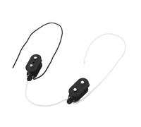 Qukaim Pickup Replacement 4 String Pickup Set, Vintage 2 Outputs 6.9k Magnetic Single Coil Pickup Set for Fender Mustang, Bass Pickup Replacement, Metal Design