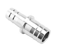 Qukaim Pipe Connector Stainless Steel Aquarium Pipe Fitting, 3/4 Inch Horse Connector, Durable Pipe Connector for Fish Filter, Ideal for Aquatic Systems