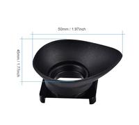 Qukaim Plastic Camera Lens Eyepiece Eye Cup, Black Accory for Canon EOS 5D III, 1DX, 7D, Replacement Eyepiece Cup for Camera, Compatible with Canon Models