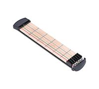 Qukaim Pocket Guitar Practice Tool, 6 Colorful String Fingerboard, Portable Beginner Chord Trainer, 6 Fret, Guitar Chord Trainer for Practice, Lightweight Gadget