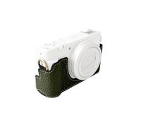 Qukaim Portable Camera Protective Case, Retro Style Carry Bag with Opening Bottom Design, Replacement for ZV-1F/ZV-1M2 Camera, Black