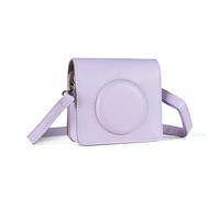 Qukaim Portable Instant Camera Bag, Retro Style PU Leather Carrying Case for Kodak C300R/Mini Shot 3, Adjustable Shoulder Strap, Compact Design, Lightweight