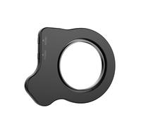 Qukaim Portable Phone Macro Lens Ring Light, 3200K/4400K/5600K Color Temperature, 5 Levels Brightn, CRI 95+, Built-In Battery, Compatible with 37mm & 52mm Phone Lens Filters
