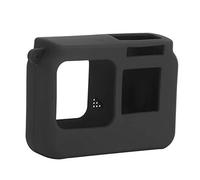 Qukaim Portable Soft Silicone Protective Cover, Shock Proof Case for Insta 360 One R 4K Action Camera, Black, Lightweight, Easy Acc, Custom Fit