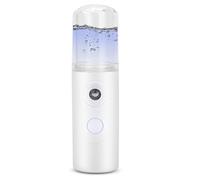 Qukaim PortableUSB Face Humidifier 4 Set Pimple Blackhead Remover Kit, Stainless Steel Comedone Extractor Tools, Portable USB Face Mist Sprayer, Deep Hydrating Humidifier for Skincare, Professional