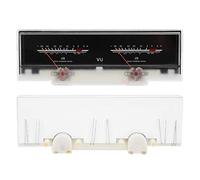 Qukaim Power Amplifier Header VU Meter Dual Header DB Amplifier Level Meter with Backlight, o Level Meter for Power Amplifiers, Accurate Readings, Compact Design