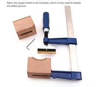 Qukaim pringguitarfretsluthiertools Guitar Bass Fretting Tool, Fingerboard Fretboard PR Tool with Wooden Blocks and Mini Wrench, Luthier Tools Accories Kit, Ideal for Guitar Repair and Maintenance