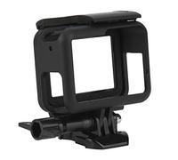Qukaim Protective Frame Housing Case with Windscreen Foam Cover for Hero 7 6 5 Camera, Camera Protect Cover, Lightweight Design, Black
