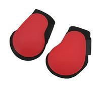 Qukaim PU Horse Legguard Leg Protector Set, Thickened Leggings with Soft Lining, Obstacle Protection for Horses, Available in Brown and Red, Size L and XL