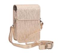 Qukaim PU Leather Streamer Drawing Camera Bag Case, Portable Protective Pouch Cover with Shoulder Strap for Mini LiPlay, Pink
