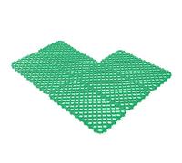 Qukaim Rabbits Stitching Mat Pet Stitching Foot Mats, 5 Pieces, PVC Foot Mats for Rabbits and Guinea Pigs, Prevents Foot Dermatitis, Green