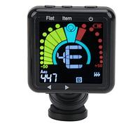 Qukaim Rechargeable Tuner Universal Clip-On Tuner, Removable Rechargeable Electronic Tuning Tool with Color Screen for Stringed Instruments, Compact Design, Accurate Tuning