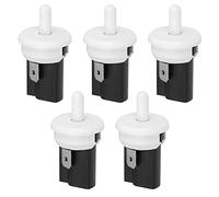 Qukaim Refrigerator Door Light Switch Refrigerator Door Light Switch, 5 Pcs Momentary Open Normal Closed, PBS-35, 3A 250V AC, Plastic Refrigerator Switch for Home Appliance Use