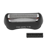Qukaim Replacement Cutter Head Electric Shaver Replacement Cutter Head, Compatible with Braun 11B, Durable Zinc Alloy, Waterproof Design, Manual Double Edge Razor, Hair Cleaning Brush, Portable