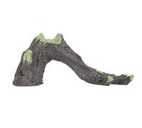 Qukaim Reptile Box Decoration Resin Simulation Reptile Hide Cave, Reptile Box Landscape Decoration for Lizards, Scorpions, Snakes, 8 x 5 x 4 in, Natural Look, Ideal for Terrariums