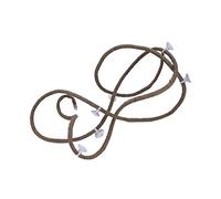 Qukaim Reptile Jungle Rattan Artificial Reptile Climbing Branch, 9.84ft Flexible Jungle Rattan Vine, Life-Like Habitat Decor for Reptiles, Ideal for Terrariums and Vivariums