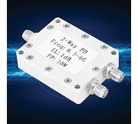 Qukaim RF Power Splitter RF Module Ultra Wideband Medium Power Amplifier with Shielding Case, 5M-6GHz, Gain 20dB, RF Broadband Amplifier, Electronic Component