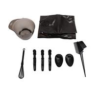 Qukaim Salon Consumables Hair Dyeing Set with Brush, Blender, Ear Muffs, Dyeing Bowl, Bib, Hair Clip, Hair Coloring Tools for Home Salon Use, Complete Hair Dyeing Kit