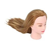 Qukaim Salon Training Head Hair Extension Keratin Granule Hot Fusion Extension Glue, 50g x 2, Mannequin Head for Hair Styling and Braiding, 70cm Salon Training Practice Model