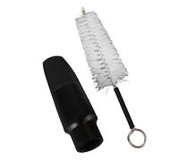 Qukaim Saxophone Whistle Brush Soprano Saxophone Moutiece Cleaning Tool, Plastic Whistle Brush, Clarinet Thumb Rest Cushion, Silicone Thumb Protector, Wind Instrument Accories