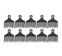 Qukaim Scalp Pick Comb Pick Comb 10 Pcs, Multipurpose Wide Face Large Tooth Afro Hair Pick for Home and Hair Salon, Hair Styling Tool, Ideal for All Hair Types