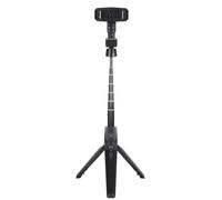 Qukaim Selfie Stick 41.7 Inch Extendable Tripod for Live Streaming and Video Recording, Compatible with Cellphones and Cameras, Compact Design, Lightweight, Adjustable Height