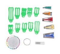 Qukaim Sew Jelly Roll Sasher Collection Roll Sasher Tool Set, Jelly Roll Sasher Tool Set for Sewing and Quilting, DIY Patching Work Supplies, Includes Bias Binding Maker, Multi-Use,