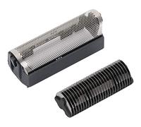 Qukaim Shaver Foil Blade Electric Shaver Foil Blade Replacement, Compatible with Braun Series 3 32B 32S 21B 21S, Includes Shaving Brush and Facial Foaming Nylon Bristles, Shaver Accessories