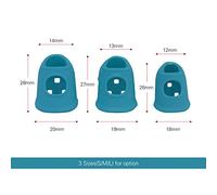 Qukaim siliconfingerprotectors 6pcs Guitar Silicone Finger Protectors, Fingertip Covers for Guitar and Ukulele Beginners, Random Color Delivery, Flexible and Comfortable Fit