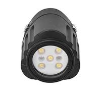 Qukaim SL-18 40m/130ft LED Diving Fill Light, 7500K 1000lm, IPX8 Waterproof Grade, Battery Powered, Ideal for Underwater Photography and Diving