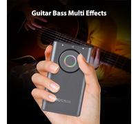 Qukaim Smart Multic- Effect Pedal Smart Multi-Effect Pedal Procor, Rechargeable BT Wirel Guitar Practice Tool, Built-in 126 Effects, OTG Internal Recording for Performance, Portable Design