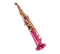 Qukaim Soprano Saxophone Kit Jazz Tenor Saxophone 5C Moutiece with 10 Pcs Alto Saxophone Reeds 2.5 Strength, E Flat, 7 x 1.6 x 0.35 cm, Thin Elastic, Includes Patches, Pads, Cap, Gold Plating