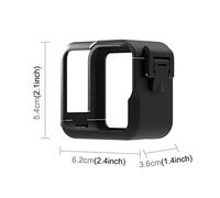 Qukaim Sports Camera Protective Frame, Shockproof Replacement Case Housing for Hero 11 Black Mini, ABS Shell Protector with Base Bracket, Action Camera Accories