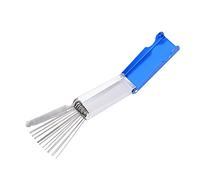 Qukaim String Polish Tool 13+1 Guitar Mandolin DIY File String Saddle Nut Slot Polish Tool Repair Set, Comprehensive Polish Tools for Guitar and Mandolin Maintenance