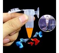 Qukaim Tank Feeder Transparent Aquarium Shrimp Larvae Feeding Tube, Fish Feeder for Freshwater and Saltwater, Durable Design for Easy Feeding, 20 cm Long