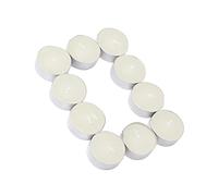 Qukaim Tealight Ceramic Double Sides Heart Shape Aromatherapy Burning Furnace, Includes 10 Pcs Unscented Tealight Candles, Decorative White Candles for Indoor Home Office Decoration, Wedding Party