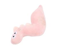 Qukaim Teasing Cat Plush Toys Catnip Plush Cat Toy, Interactive Kitty Chew Toy for Teasing Cats, Indoor Stress Relief, 12 in Pink Snake