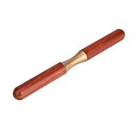 Qukaim Trumpet Handle Prure Roller for Saxophones and Trumpets, Metal Wind Instrument Repair Tool, Red Rosewood, ential Musical Instrument Accory
