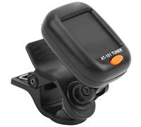 Qukaim Ukulele Tuner AROMA AT101 Guitar Tuner, Universal Clip-On Ukulele and Bass Tuner, Musical Instrument Accories, Accurate Tuning, Compact Design