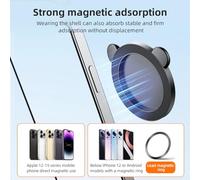 Qukaim Universal Magnetic Selfie Mirror for Phone Back Camera, Compatible with 15/14/13/12 and Android Smartphones, Vlog Accories, Easy Clip-On Design