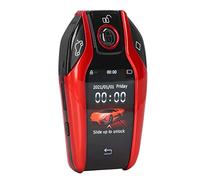 Qukaim Universal TK800+ LCD Touch Screen Smart Key Remote for All Start Stop Engine Button Models, Keyl Entry, Red, Remote Control Key