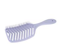 Qukaim Vent Paddle Brush Curved Vent Hair Brush, Professional Scalp Massage Paddle Detangling Brush, Styling Tool for Fast Blow Drying, Lightweight, Ergonomic Design, Black
