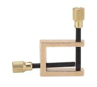 Qukaim Violin Crack Clamp Violin Crack Clamp, Double Screw Brass Square Clip, Violin Fixing Fixture, Luthier Tool for Repairs, 4.5 x 2.5 in, Adjustable Design