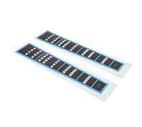 Qukaim Violin Fretboard Marker Violin Stickers 2 Pcs, PVC Fingerboard Markers for 4/4 Fiddle, Fretboard Guides for Violin, Easy-to-Use Finger Guide Accories