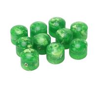 Qukaim Volume Tone Dome Knobs for Electric Guitar and Bass, Plastic Control Knobs with Hex Wrench GD87, Green, Volume Control Accories