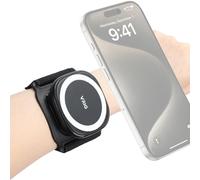 Qukaim VRIG MG13 Magnetic Phone Wrist Strap, Magnetic Wrist Phone Holder Replacement for 16/15/14/13/12, Android Phones, Vlog Live Streaming, Adjustable Design
