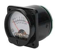 Qukaim VU Meter 45mm Power Amplifier Tube VU Level Meter, Backlight DB Meter Volume with Driver Board, Stereo Amplifier Indicator, DC500UA, White