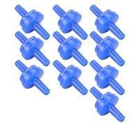 Qukaim Water Stop Valve 10Pcs Aquarium Check Valve, Non-Return Outlet for 4mm Hose, Fish Tank One Way Valve, Air Pump Line Tubing Connector, Control Water Stop Valve