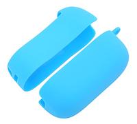 Qukaim Waterproof Case for Pocket 2, 60M Diving Housing, Protective Shell for Underwater Diving and Surfing, Silicone Charging Compartment Cover for Go2, Blue